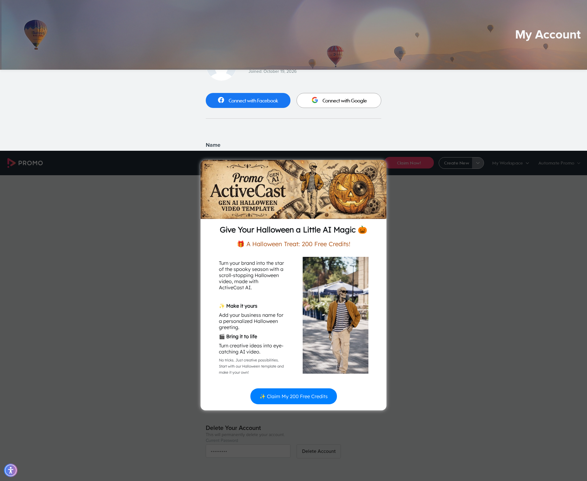 Test failure screenshot